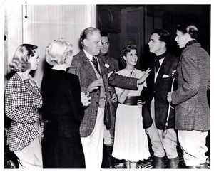 RONALD REAGAN & DICK POWELL etc. original photo in 1938 film GOING PLACES - Picture 1 of 1
