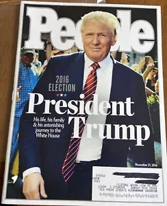 November 21 2016 People Magazine Election Of President Donald Trump - Picture 1 of 7