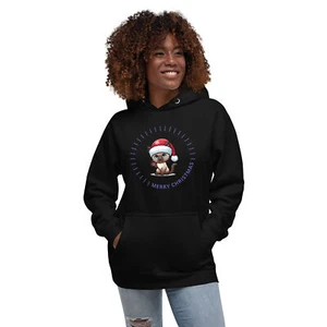 SWEATSHIRT TO GIVE A CHRISTMAS, WITH KITTEN DESIGN - Picture 1 of 9