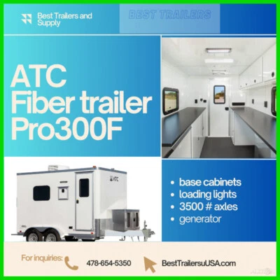 2024 ATC Trailers Aluminm Fiber Optic Splicing Trailer Enclosed New - Image 1 of 4