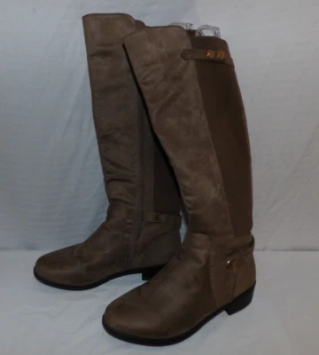 Botas hasta la rodilla TOP MODA para mujer color topo talla 7,5 M Foto 1 de 4