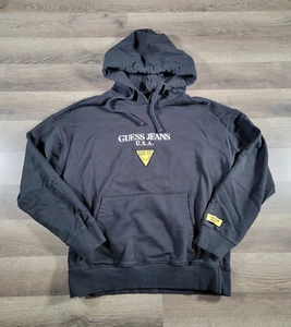 Chinatown Market x Guess Originals Hoodie Sweatshirt Medium Black Slim Fit Skate - Picture 1 of 16