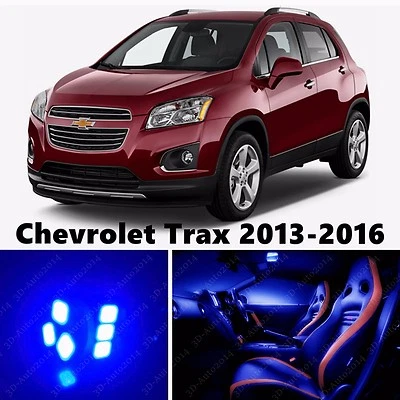 Kit de paquete interior de luz azul LED de 13 piezas para Chevrolet Trax 2013-2016  Foto 1 de 4