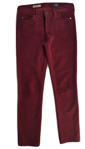 AG Adriano Goldschmied Prima Womens Pants Size 25 R Cords Mid Rise Cigarette - Picture 1 of 8