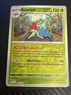 Roserade 009/162 Sv05: Temporal Forces Reverse Holo - Image 1 of 2