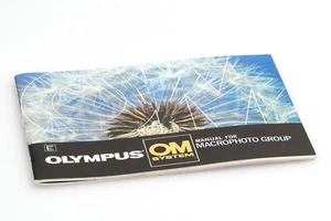 Original Olympus OM Anleitung für OM System Macrophoto Group auf Englisch ! - Picture 1 of 2