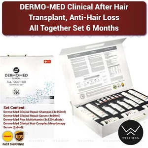 Dermomed Clinical 6 Months Anti Hair Loss All Together Advanced Set - Picture 1 of 2