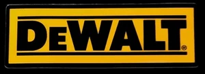 DEWALT ADESIVO "NERO E GIALLO" 3 7/8 X 1 3/8" LUCIDO SPESSO IMPERMEABILE ESTERNO - Foto 1 di 1