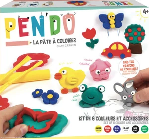 Pen'Do Modeling Clay Colored Pencil Kit 6 Colors + Accessories - Picture 1 of 2