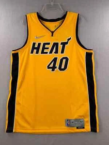Udonis Haslem Miami Heat Nike Trophy Gold Earned Edition Swingman Jersey Men NBA - Picture 1 of 9