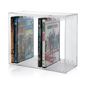 STORi Stapelbar Klar Kunststoff DVD Organizer mit Gummifüßen | Rechteckig Ho... - Bild 1 von 9