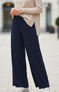 Pantalones Vince Camuto Coastal Cool Pierna Ancha Mujer XL Azul Marino Nuevos con Etiquetas Elastizados - Imagen 1 de 10