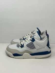 Air Jordan 4 Military Blue White Shoe BQ7669-141 Preschool Ps Kids Boys Size 13C - Picture 1 of 9