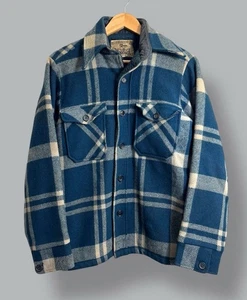 Vintage Woolrich Fleece Lined Wool Plaid Flannel Shirt Jacket Size S Made In USA - Picture 1 of 11