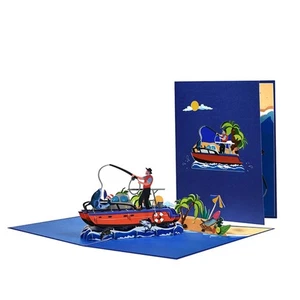 3D Pop-Up Birthday Cards with Design Retirement Birthday Fathers Day Cards - Picture 1 of 8