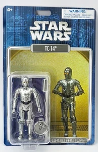 Star Wars Droid Depot Factory TC-14 con vassoio di servizio Phantom Menace Edge 3,75" NUOVO - Foto 1 di 3