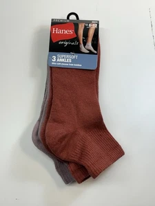 Hanes Premium Söckchen 3er Pack Herren 6-12 ultraweiche Viskose aus Bambus - Bild 1 von 4