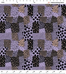 Minerva Exclusive Broadcloth Fabric - POD - Patchwork Field - per metre - Picture 1 of 3