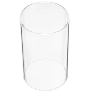 Cubierta de vela de vidrio transparente 6x10 cm para bodas y decoraciones - Imagen 1 de 12
