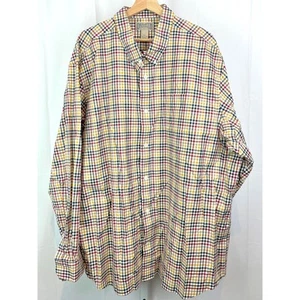Camisa de manga larga a cuadros de algodón multicolor DULUTH TRADING Wrinklefighter talla 3XL - Imagen 1 de 9