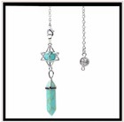 Aura Treatment Crystal Point Metaphysical Divination Pendulum TURQUOISE