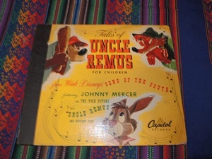 "Tales of Uncle Remus for Children" WALT DISNEY 78rpm COVER ONLY 1947 Capitol - Picture 1 of 2