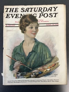 The Saturday Evening Post April 28 1928 Magazine Haskell Coffin Cover Complete - Picture 1 of 10