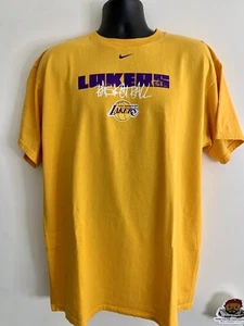 Vintage Nike Team LA Lakers NBA Champions T Shirt Size Large Kobe Bryant #24 - Picture 1 of 5