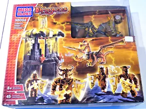 Mega Bloks Dragons Elementals 98004 Tempest Ghost Dragon 45pcs 2004 NIB -Sealed - Picture 1 of 19