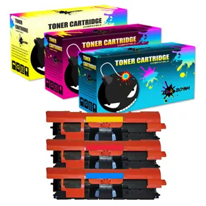 3 CMY Toner replace for HP Q3960A 122A Color LaserJet 1500Lxi 2500 2500L Printer - Picture 1 of 1