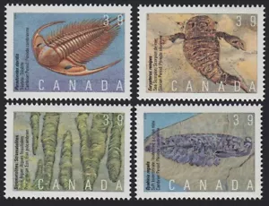 PREHISTORIC AGE OF PRIMITIVE LIFE = Canada 1990 #1279-1282 MNH FULL SET of 4 - Picture 1 of 1