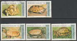 (U104)MALAYSIA BENIN 1996 ANIMALS REPTILES TORTOISE 5V CTO - Picture 1 of 1