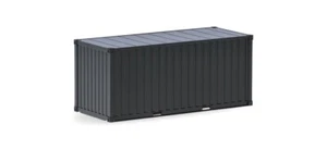 Herpa 747127 - 1/87 2x 20ft Container "Bundeswehr", Bronzegrün (unbedruckt)- Neu - Bild 1 von 1
