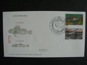 FDC - SPM/SAINT PIERRE ET MIQUELON FIRST DAY COVER FISH JULY 93 - Picture 1 of 1