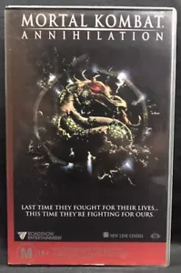MORTAL KOMBAT ANNIHILATION VHS Ex-Rental FAST FREE POST - Picture 1 of 3
