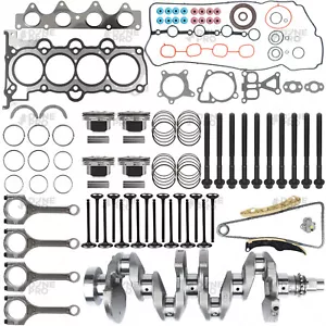 For Hyundai KIA 1.6L G4FD Engine Overhaul Rebuild Kit w/ Crankshaft & Timing Kit - Picture 1 of 16