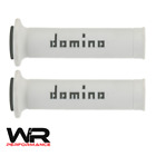 Domino Handlebar Grips White For Kawasaki Z125 Z200 Z250 Z400