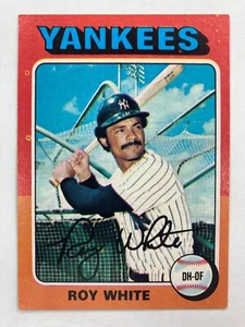 1975 Topps #375 Roy White (New York Yankees) - Bild 1 von 2