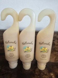 3 AVON Naturals Vanilla Shower Gel 2002 Vintage - Picture 1 of 4