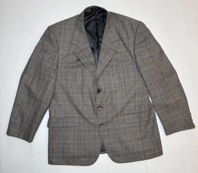Jeffrey Banks  Silk Wool 3 button Sport Jacket Coat Mens Size R44 - Image 1 of 4