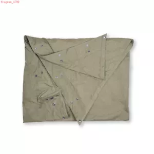 US Type Camping Tent Green Cotton Canvas Outdoor Hunting Survival Tent 382x146cm - Picture 1 of 4