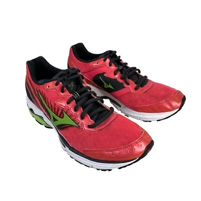 Zapato deportivo Mizuno Wave Rider 16 para mujer talla 10 rojo negro 8KN-30340 Foto 1 de 4