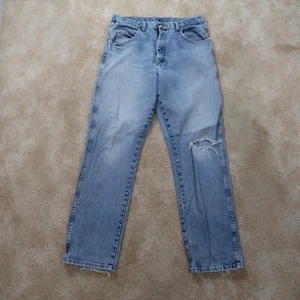 Pantalones de mezclilla Wrangler Rugged Wear pierna recta para hombre 36x34 azul desgastado - Imagen 1 de 13