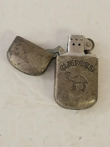 Vintage Camel Mottled Steel Advertising Lighter - Picture 1 of 3