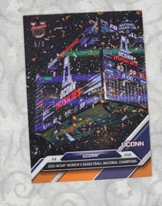 UConn Women's National Champs - 2024-25 Bowman U NOW - Card 108 - Orange /5 - Bild 1 von 2