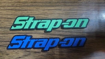 STRAP-ON TOOL BOX LOGO EMBLEM Badge Decal 6" INCH LONG - NEW 3D PRINTED - Image 1 of 3
