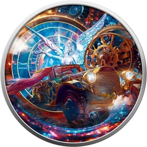 LIBERTAD TIME TRAVEL 1 Oz Silver Coin Mexico 2024 - Picture 1 of 2