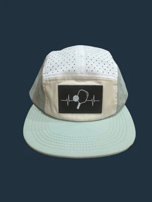 Marca Heartbeat/Gráfico Pickleball/Sombrero Activo Ajustable de 5 Paneles No Estructurado Foto 1 de 4