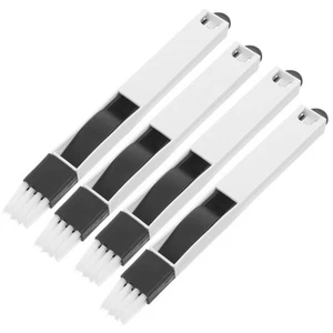 4 Stück Reinigungsbürste Bildschirmreiniger Tastatur Fugendüse Spalt Peeling Handgerät - Bild 1 von 12