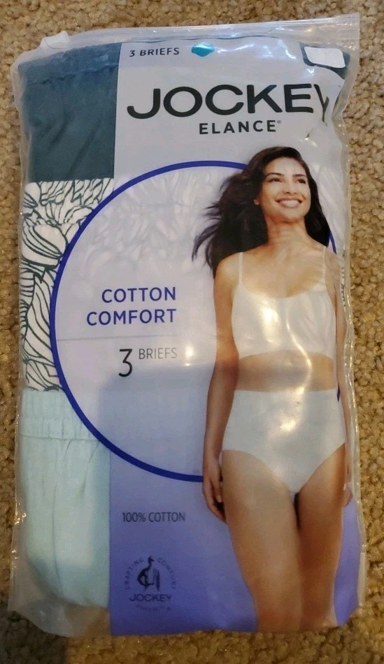 Ropa interior corta Jockey Elance 100 % algodón - para mujer talla 9 - nueva - ¡Paquete de 3 verdes! Foto 1 de 4